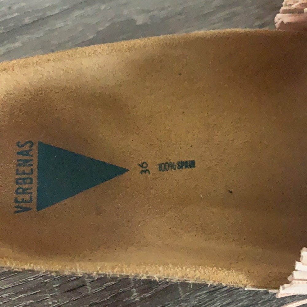 Verbenas | Fringe Slide Sandal Weaved Cork Footbed - image 4